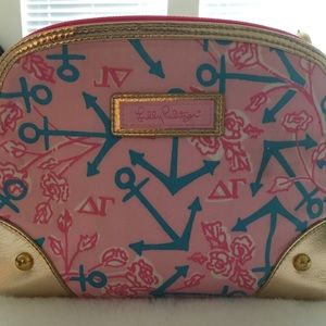 Lilly Pulitzer Delta Gamma Print Makeup Bag